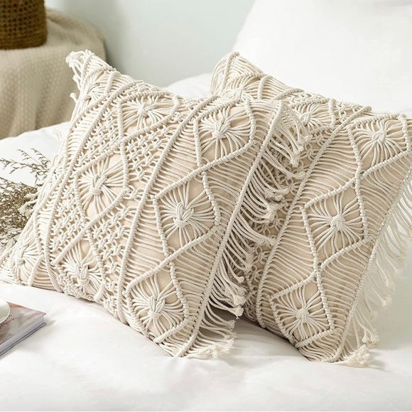 Boho Macramés Pillow Covers (set of 2) - Picture 2 of 5